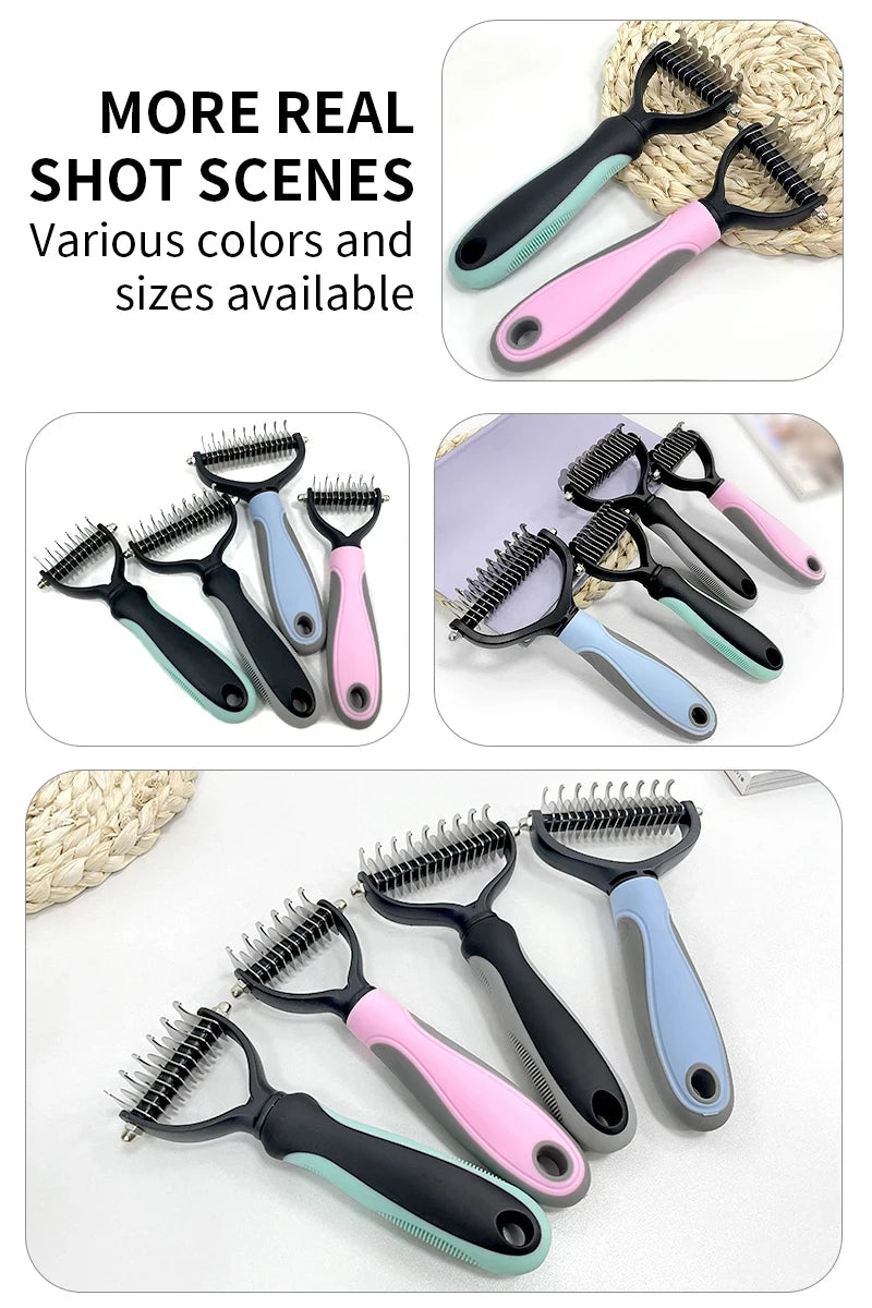 Pet Hair Removal Grooming Comb Tool