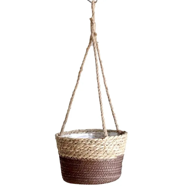 Macrame Hanging Planter Storage Basket