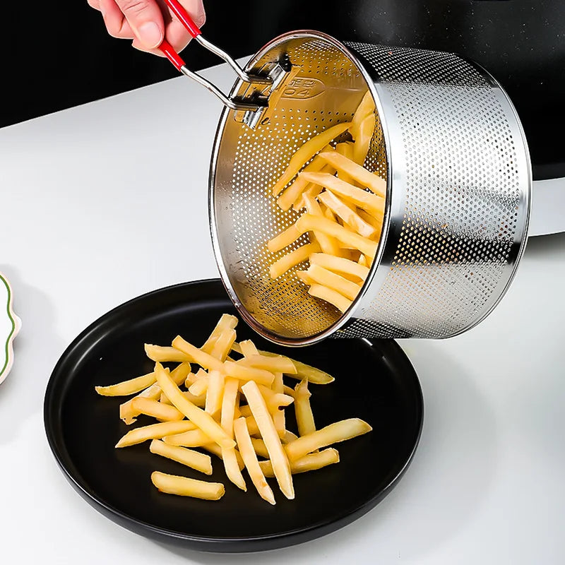 Stainless Steel Colander Deep Fry Basket