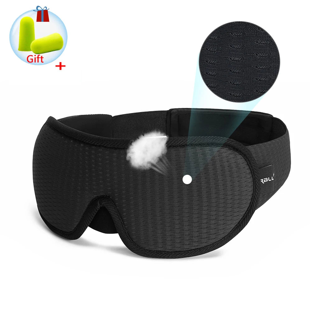 Total Darkness 3D Sleep Mask black