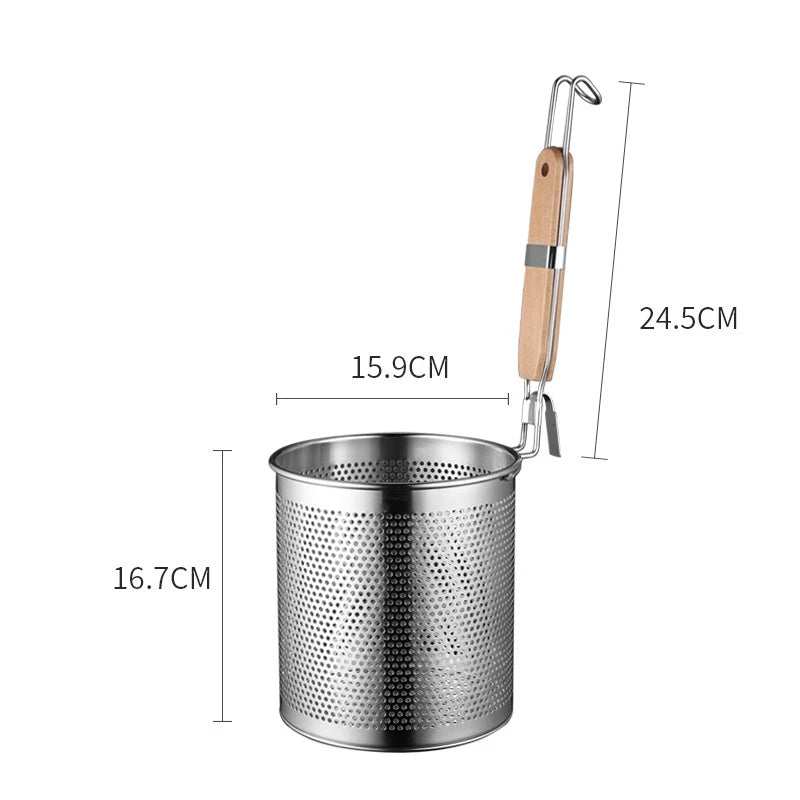 Stainless Steel Colander Deep Fry Basket