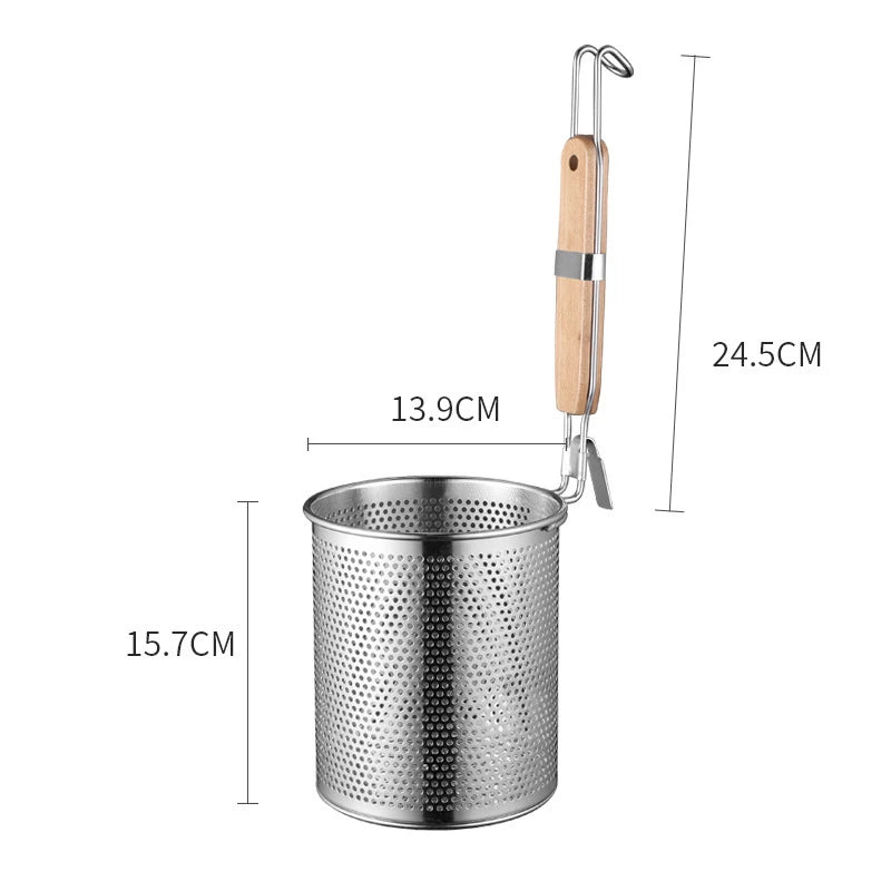 Stainless Steel Colander Deep Fry Basket
