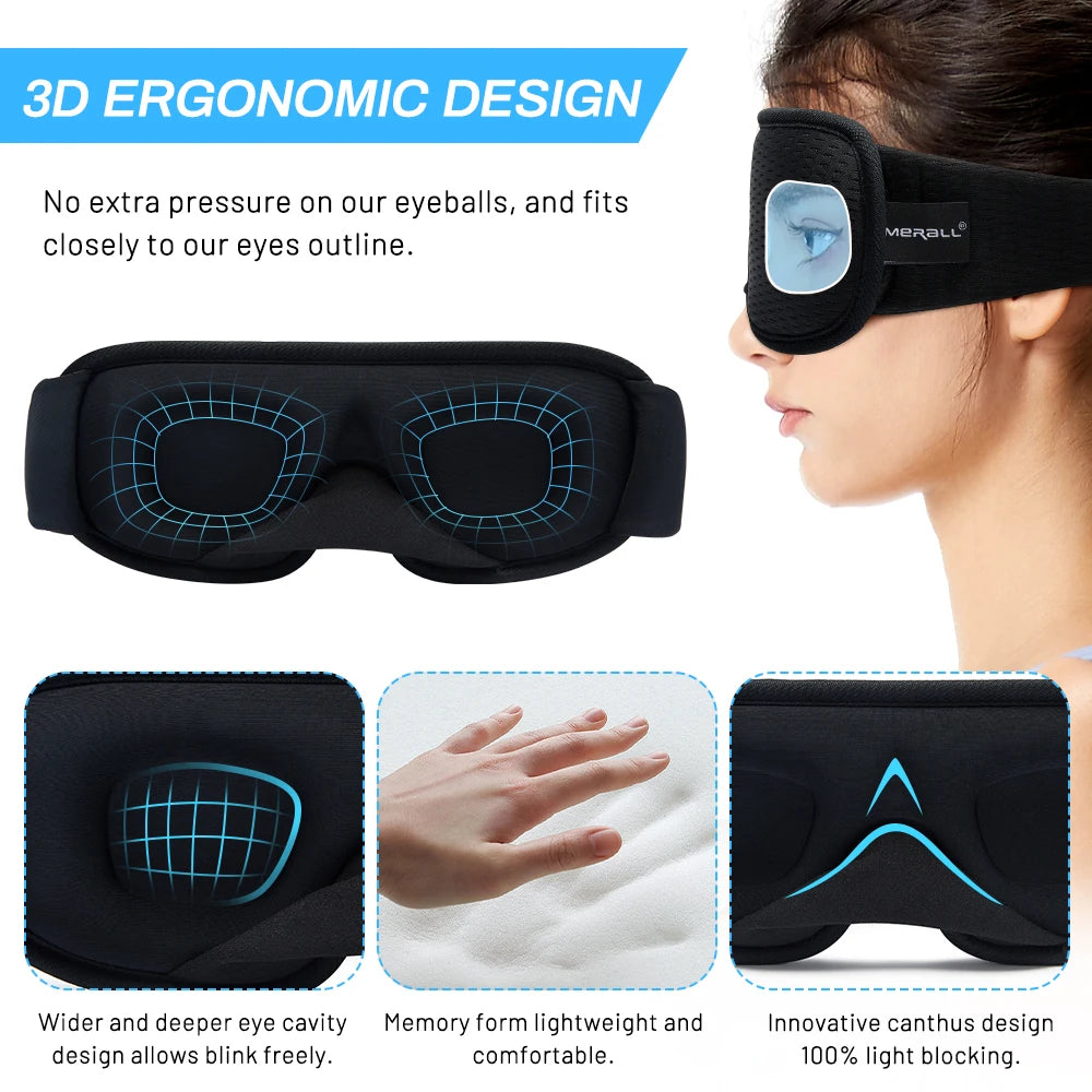 Total Darkness 3D Sleep Mask ergonomic design