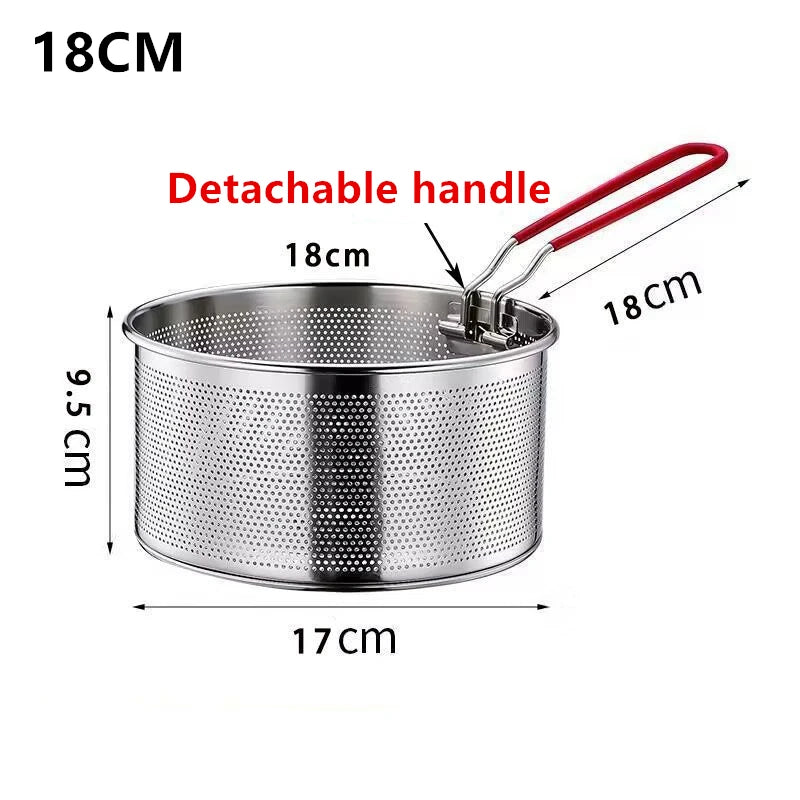 Stainless Steel Colander Deep Fry Basket
