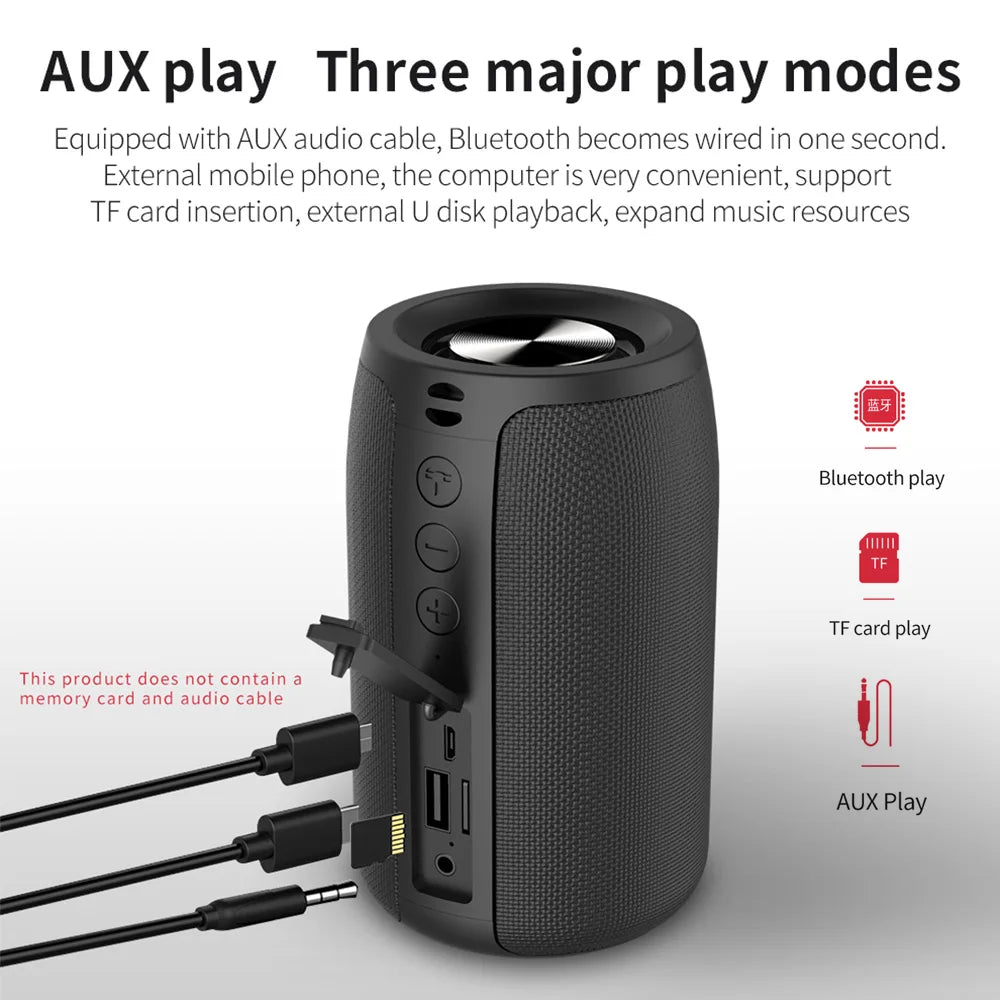 ZEALOT S32 Bluetooth Speaker AUX play