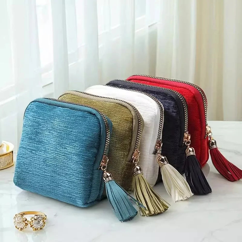5-Layer Jewelry Storage Bag, Velvet Jewelry Pouch Bags for Watch