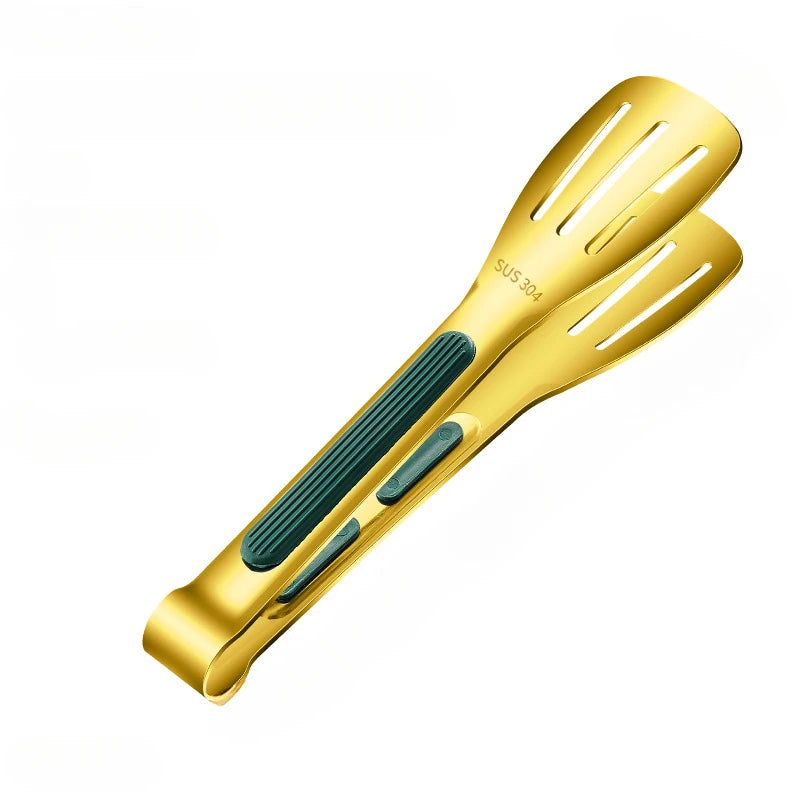 Stainless Steel Non-Slip Food Tongs