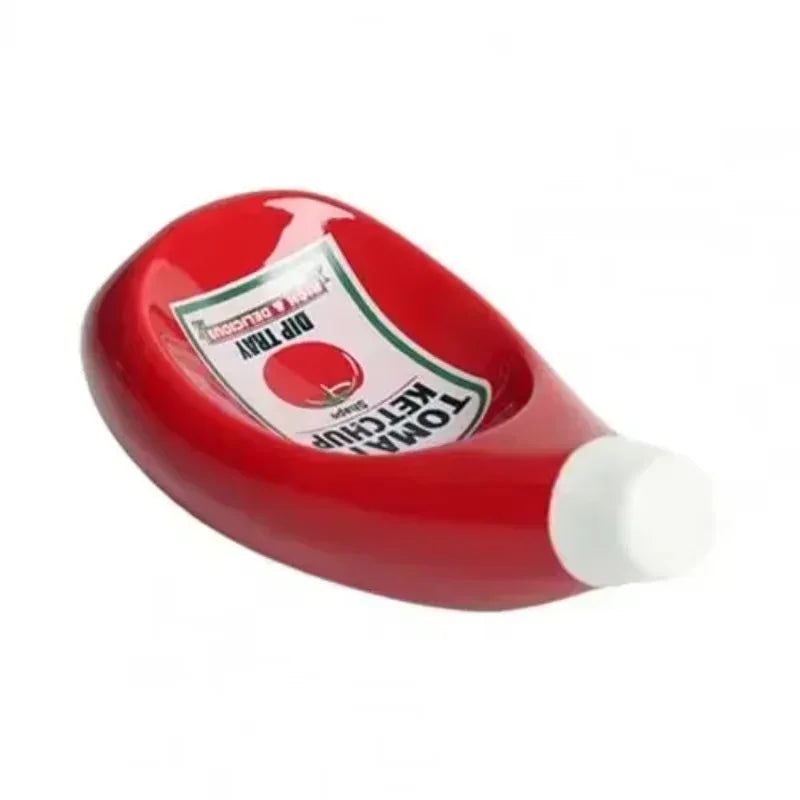 Tomato Shaped Decoration Ceramic Plate ketchup