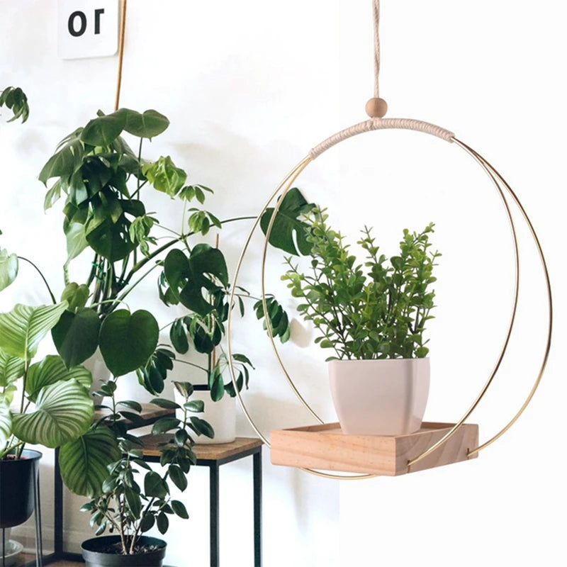 Hanging Flower Pot Shelf