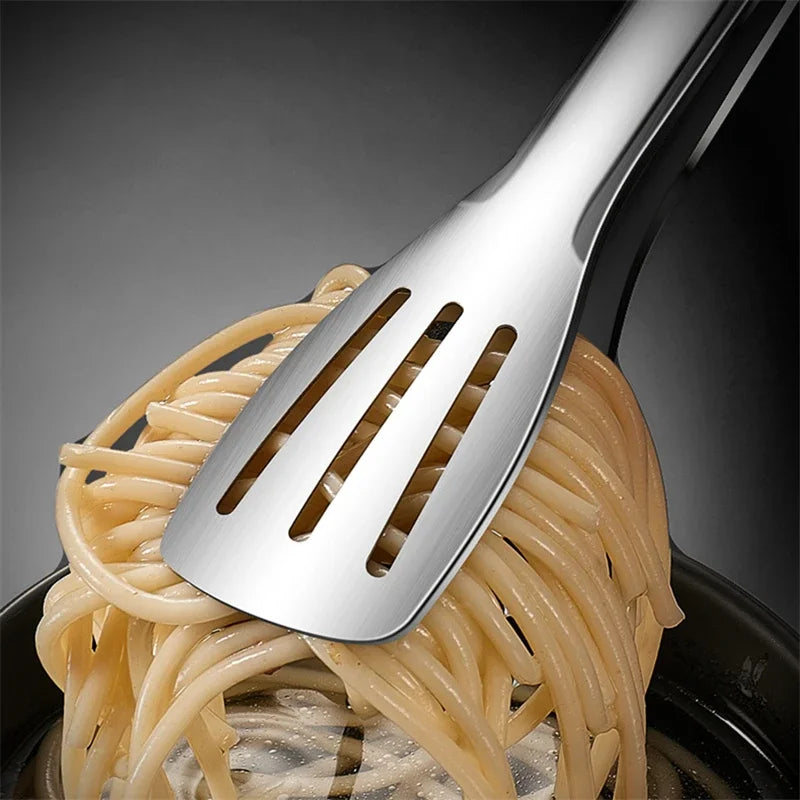 Stainless Steel Non-Slip Food Tongs
