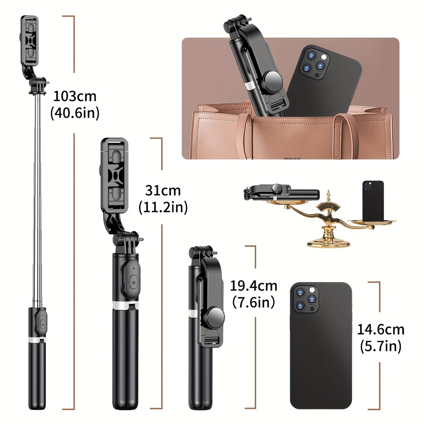 FlexiShot 40" Selfie Stick Tripod