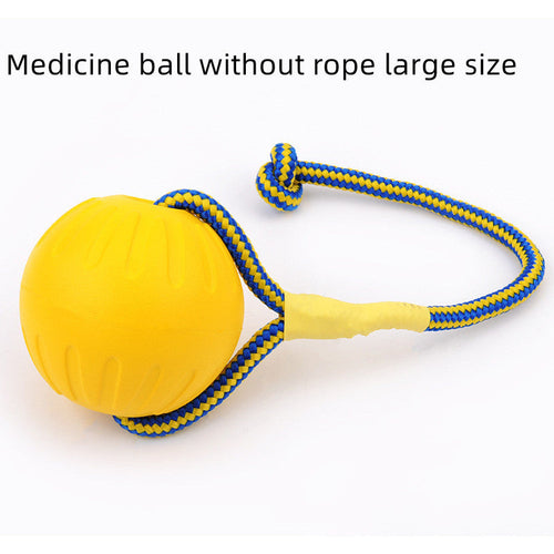 EVA Floating Pet Bite Resistant Ball With Rope - Pet Training Ball