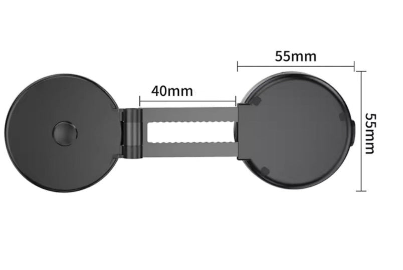 Vacuum Suction Cup Car Phone Holder measurements